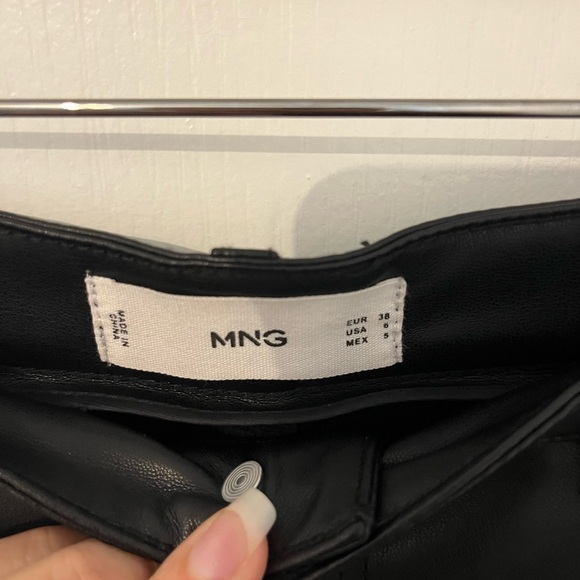 Mango Faux leather pants - Picture 4 of 5